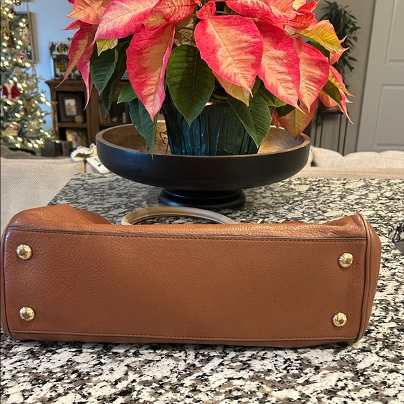 Michael Kors Tan and Cream Purse/Tote Early 2000s Vintage - Picture 4 of 12